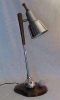 Vintage Retro Golf Club Adjustable Table Lamp, Works  