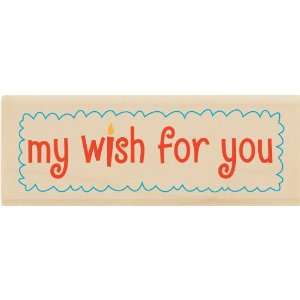  Verses Mounted Rubber Stamp, Wish For You 