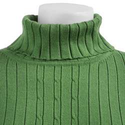 Bonnie and Bill Womens Ribbed Turtleneck Sweater  