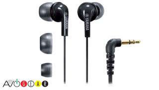 NEW Yamaha EPH 20 In Ear earbuds Headphones Black w/3 Pairs Different 