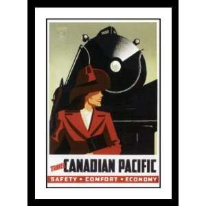  Travel Canadian Pacific by Unknown   Framed Artwork 