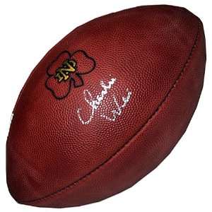   Weis Autographed Notre Dame Game Model Football: Sports & Outdoors