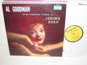   GOODMAN in an orchestral tribute to Jerome Kern LP Spin O Rama MK 3049