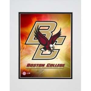 Boston College Eagles Logo Double Matted 8 x 10 Photograph (Unframed 