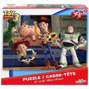   Toy Story 3 48 Piece Puzzle   Woody, Buzz, and the Gang Toys & Games