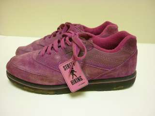 VTG 80s / 90s LA Gear Suede Tennis Shoes SZ 8.5 PLUM PURPLE VIOLET New 