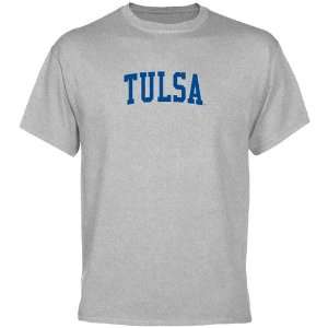  NCAA Tulsa Golden Hurricane Basic Arch T Shirt   Ash 