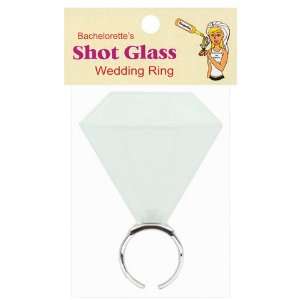  Bachelorettes wedding ring shot glass: Home & Kitchen