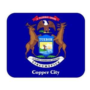  US State Flag   Copper City, Michigan (MI) Mouse Pad 