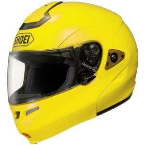  Shoei Multitec Modular Motorcycle Helmet Brilliant Yellow 