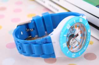   THE TANK ENGINE JELLY CHILD WATCH W/ LIGHT BLUE COIL 110702  