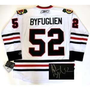  Dustin Byfuglien Signed Jersey   W