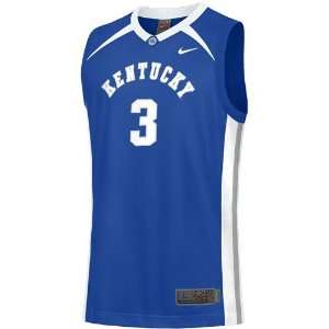 Nike Elite Kentucky Wildcats #3 Royal Blue Youth Replica Basketball 