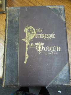 The Picturesque World 1878 Rare Illustrated Book Set  