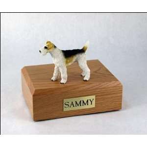  704 Fox Terrier, Wire Haired Dog Cremation Urn