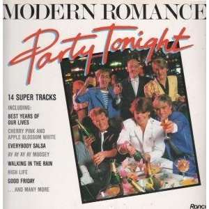    PARTY TONIGHT LP (VINYL) UK RONCO 1983: MODERN ROMANCE: Music