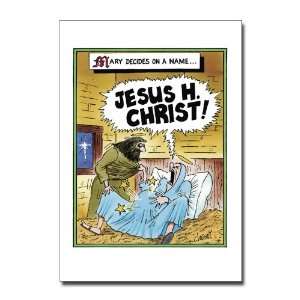  Jesus H Christ   Set of 12 Humorous Cartoon Christmas 