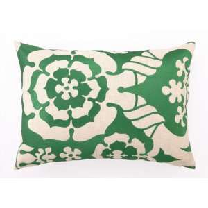  English Rose Embroidered Pillow