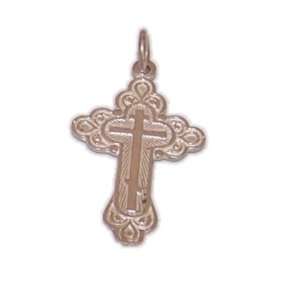 Russian 3 bar patriarchal style Silver Cross   Sterling 