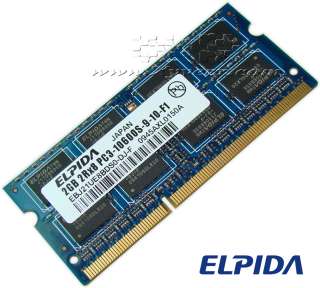 EBJ21UE8BDS0 DJ F NEW GENUINE ELPIDA 2G DDR3 1333 LAPTOP MEMORY  