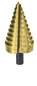 New Klein Tools Titanium Step Drill Bit #9T 092644535284  