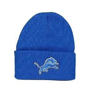  Detroit Lions YOUTH Cuffed Stadium Knit Hat: Sports 