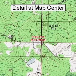 USGS Topographic Quadrangle Map   Poplar Head, Florida 