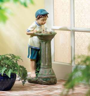 Water FOUNTAIN Indoor Outdoor Garden Decor w/ Pump New  