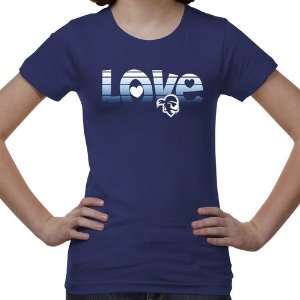   Seton Hall Pirates Youth Love T Shirt   Royal Blue: Sports & Outdoors