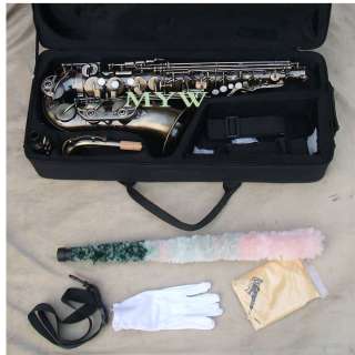 Advanced antique plated Alto Saxophone outfit Eb Key  