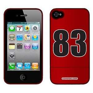  Number 83 on Verizon iPhone 4 Case by Coveroo  Players 
