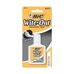  BIC Wite Out Quick Dry Correction Fluid 1/Pkg 0.7 Ounces 