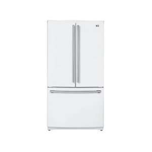  French Door Bottom Freezer  Smooth White Appliances