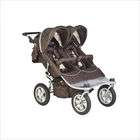 Valco Baby Tri Mode EX Twin Stroller Set in Hot Chocolate (3 Pieces 