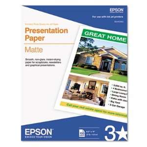  Epson® Matte Presentation Paper