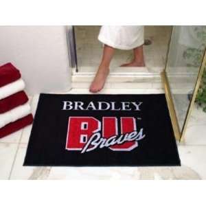  Bradley Braves All Star Welcome/Bath Mat Rug 34X45 Sports 