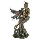 Top Collection Bronze Finish Fairy Kissing Treebeard Statue Green Man