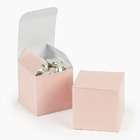 JAM Paper 6 x 6 x 4 Fuchsia Pink Metallic Foil Gift Box   Sold 