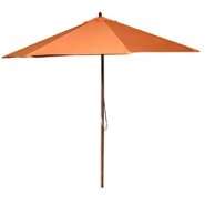 Wood Market Umbrella in Orange 