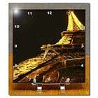 3dRose LLC Vacation Spots   Eiffel Tower   Desk Clocks