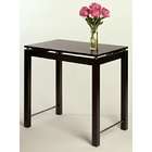 Winsome Linea Kitchen Island Table with Chrome Accent
