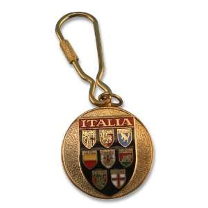 Brass Italia Shields Key Chain 