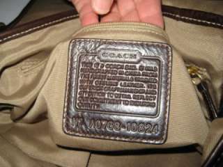 COACH Legacy Signature Slim Flap Shoulder Bag Handbag  
