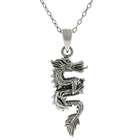 SilverBin Sterling Silver Dragon Necklace