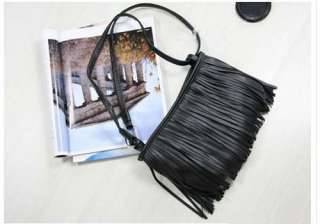 Fashion Lady Hobo handbag Fringe Tassel Purse Shoulder bag  