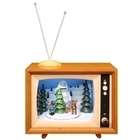   Musical Animated Rudolph Winter Scene TV Box Christmas Decoration
