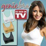 PACK Authetic Genie Bra Removable Pads Medium Bust 36 37 shapewear 