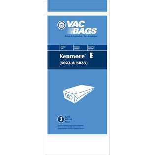 Envirocare Kenmore Style E Canister Vacuum Cleaner Bags, Replaces 