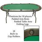unknown 10 full size texas holdem green felt poker tables