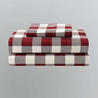 Flannel Sheet Set   Red Buffalo Plaid  Warm & Cozy Bed & Bath Bedding 